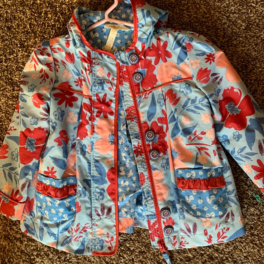 Matilda Jane size 4 rain coat